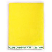 UNITED COLORS OF BENETTON CASA Benetton Serviette de Plage 90 x 160 cm 380 g/m² 100% Coton Jaune 90 x 160 cm