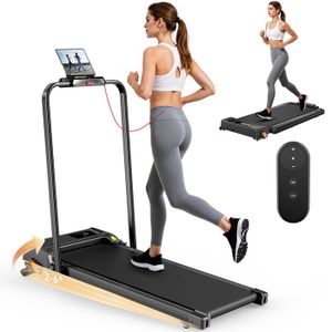 Tapis De Course Pliable 2.5HP - Vitesse 1-10 Km/h, Inclinaison 5.2%, 120kg Max, 4 Modes De Contrôle