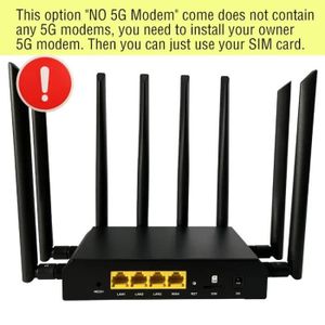 MODEM - ROUTEUR Pas de modem no 5G - 4G 5G Openwrt Routeur Wifi6 M