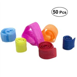 Nylon Auto Verrouillage Réutilisable Câble réseau Tie Zip Fastener 11.5 cm longueur 20pcs