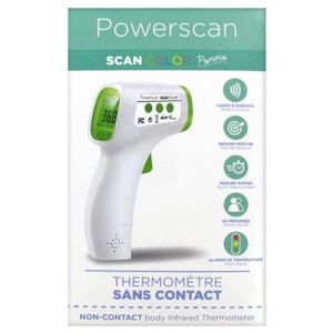 THERMOMETRE Powerscan Scan Color Thermomètre Sans Contact (Couleur : Pomme)
