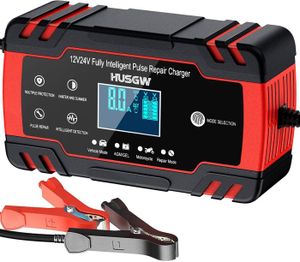 Bateaux. Convient pour Les Motos 3T6B Chargeur de Voiture Sports motorisés VTT Maintenance Automatique Automatique 12V / 6A avec Chargeur de Batterie Intelligent Multi-Protection LCD Voitures 