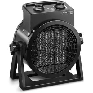 RADIATEUR D’APPOINT Chauffage soufflant céramique TDX 19 - Trotec - Noir - 3 kW - Protection contre la surchauffe