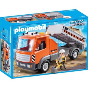 Camion De Chantier Playmobil Cdiscount