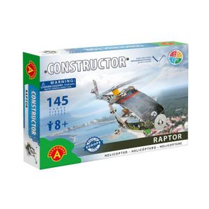ASSEMBLAGE CONSTRUCTION Constructor Raptor - Hélicoptère - Alexander Toys - 145 pièces - Jeu de construction