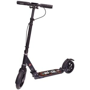 Trottinette Enfants Patinette 2 roues Beyblade bleu avec plateau pliable