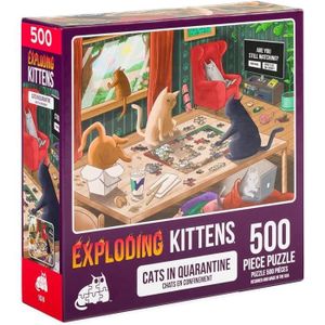 PUZZLE Jigsaw Puzzles For Adults -Cats In Quarantine - 50
