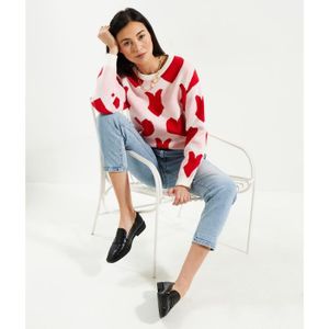Pull fantaisie sale femme pas cher