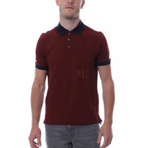 POLO Polo homme bordeaux Hungaria Sport Style - Col bou