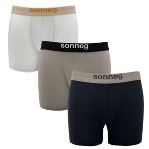 BOXER - SHORTY Boxer Homme sans étiquette multipack blanc gris no