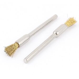10pcs dia 5 mm fil de laiton Crayon Brosses Outil Rotatif Pour Die Meuleuse Puissance