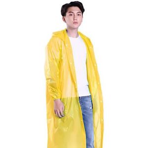 Generic Manteau de pluie Long imperméable à capuche unisexe, vêtement  d'extérieur, Gris à prix pas cher