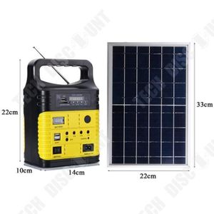 SWAREY kit Economie d'energie Générateur Solaire Portable 166Wh avec  panneau Solaire Pliable 100W - Cdiscount Bricolage