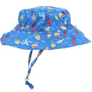 CHAPEAU - BOB VINGVO Chapeau ajustable Chapeau de seau à séchage rapide unisexe bébé garçon fille chapeau de seau de plage réglable en plein