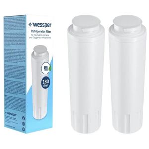 FILTRE APPAREILS FROID 2x Wessper Filtre à eau réfrigérateur Compatible a