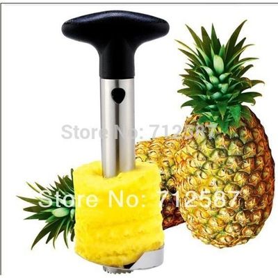 Coupe Ananas Nerthus - Pelure, Désosse Et Tranche En Acier Inoxydable - Outil De Cuisine 3 En 1