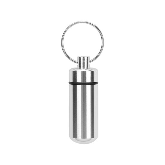 Portable Pilulier - LEWW - Boîte à Pilules Porte-Clés - Mini Pilulier - Aluminium Étanche - Foto 14