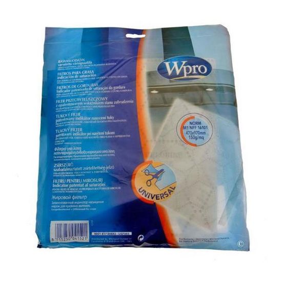 Wpro Filtre anti-graisse - WPRO - Whirlpool - Indicateur de saturation ...