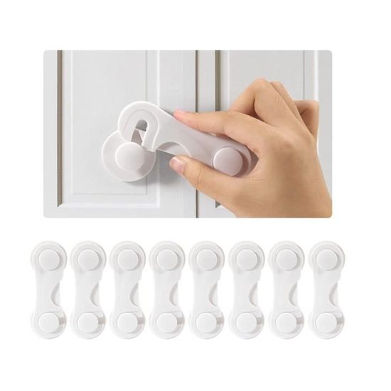 8pcs Bébé Sécurité Verrouillage,securite Placard Enfant,bloc