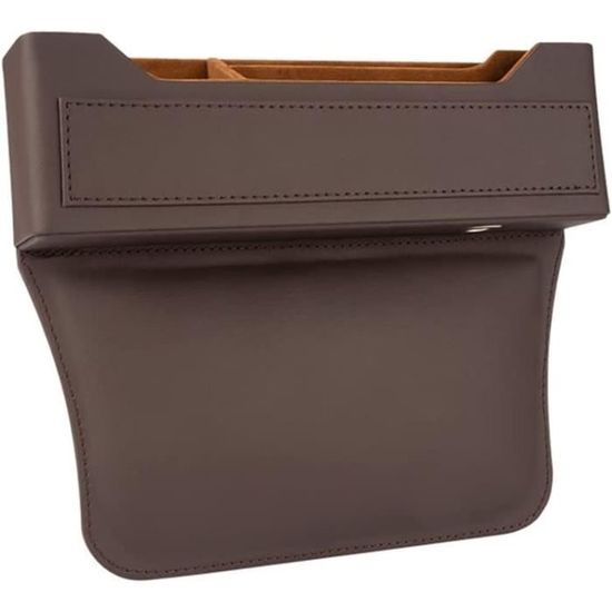 Organisateur D'espace Siège Auto - Boîte Rangement Cuir 30x20 Cm Pour Clés, Portefeuille, Téléphone