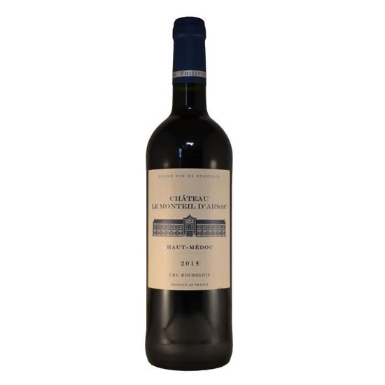 Château LE MONTEIL D'ARSAC Cru Bourgeois MDC 2015 AOP HAUT MEDOC Vin