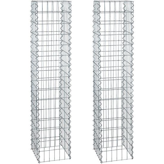 Colonnes De Fleurs En Carton Pliables - Lot De 2 Avec Plaques PVC - Pour Mariage, Anniversaire, Décoration