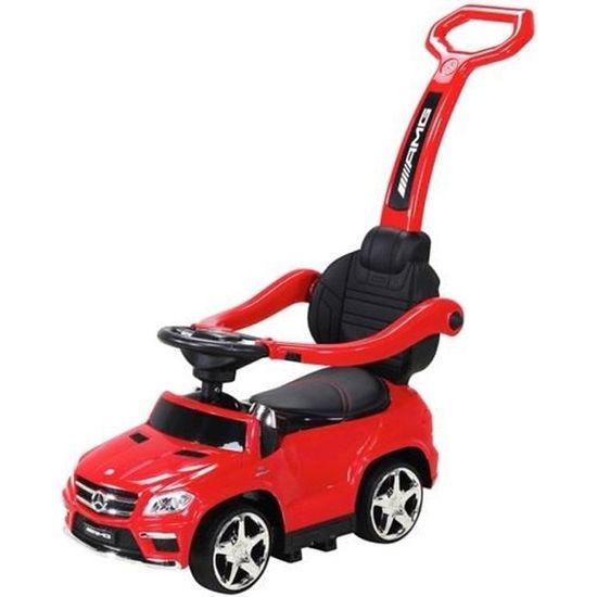 Voiture à pousser Mercedes GL63 Rouge - Porteur pour bébé - Véhicule jouet