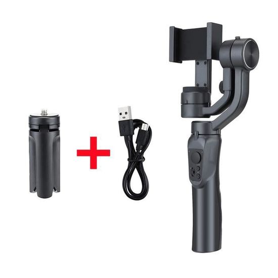 Stabilisateur 3 Axes Pour Smartphone - Perche à Selfie Anti-tremblement - Compatible Plupart Téléphones - Pour Vlog, Vidéo, Photo - Matériau ABS - 11