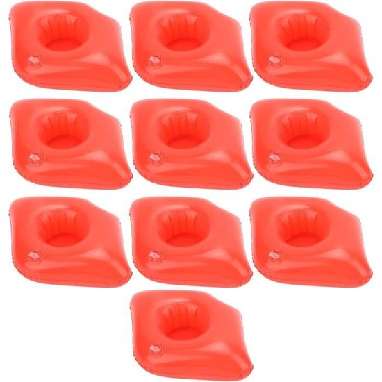 Lot De 4 Porte-gobelets Pour Bord De Piscine - Plastique ABS, Couleur Kaki - Support Pour Verres, Téléphone, Lunettes - Convient Tubes Jusqu'à 5 Cm - 8