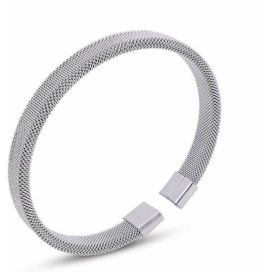 Bracelet Jonc Torsadé Plaqué Or 18 Carats - 56mm, Pour Femme, Neuf Avec étiquettes