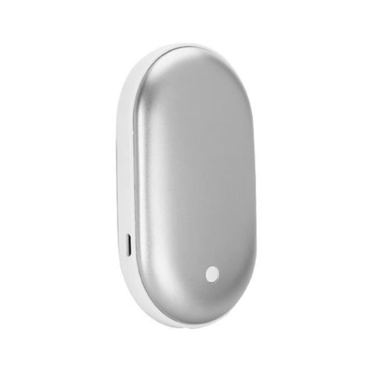 Chauffe-mains Rechargeable 5200 MAh USB-C – Double Face, 3 Niveaux De Chaleur, Batterie Externe, écran Numérique
