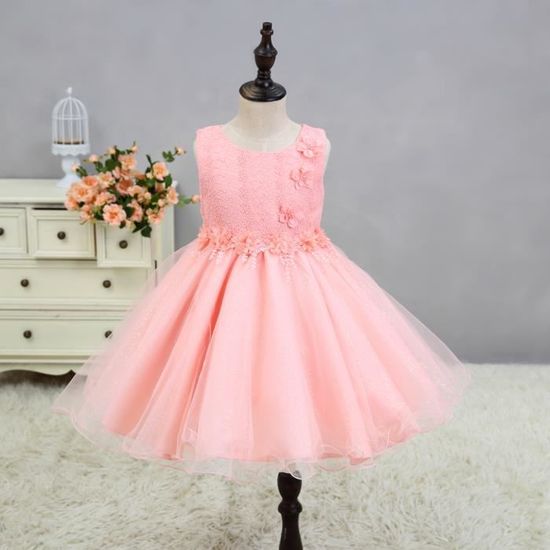 Baby Bebe Chaud Tout Petit Robe Fille Anniversaire Fleur Princesse Fete De Noces Miss Jurken Actumma Com