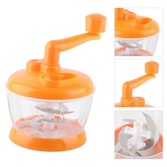 Broyeur Manuel Portable Pour Légumes Et Fruits - Machine à Râper En Cône Avec 4 Boutons Antidérapants