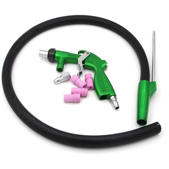 Kit Sablage Avec 5 Buses Céramique - Outil Sableuse Pour Enlever Rouille, Peinture Et Polir