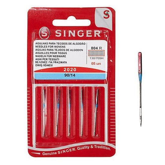 90//14 Size 90 Singer Universel /à Broder Aiguilles pour Machine /à Coudre