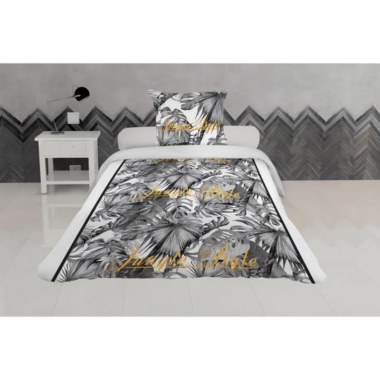 4 pi/èces 140x190cm Lit 2 Places Parure de Drap - Esprit