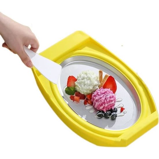 Machine à Glace KOLENSA - Façonneur De Sorbet, Yaourt Glacé Et Milkshake Instantané Avec 2 Spatules - Idéal Maison