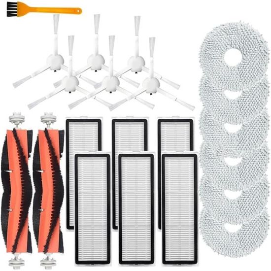 Kit De Remplacement Serpillère/support Pour Robot Aspirateur Redkey R10 - 1 Support + 1 Chiffon Microfibre