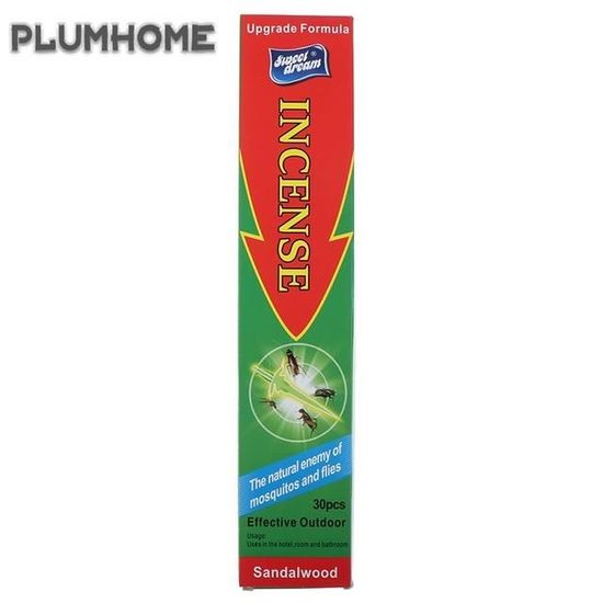 LAMPE ANTIINSECTE,1 boxLot de 30 pièces'encens anti moustiques en — free download
