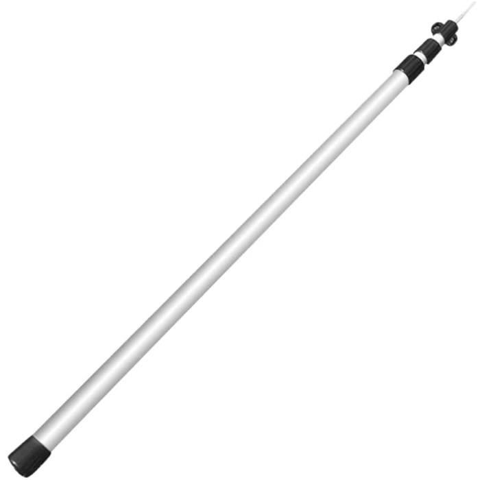 2 Poteaux Télescopiques En Aluminium - Réglables De 100 à 200 Cm Pour Tente, Auvent, Tarp