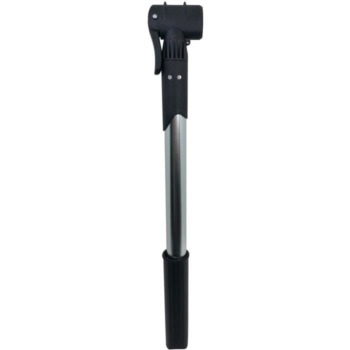 Pompe à main DURCA pour vélo loisir - double embout - Gris