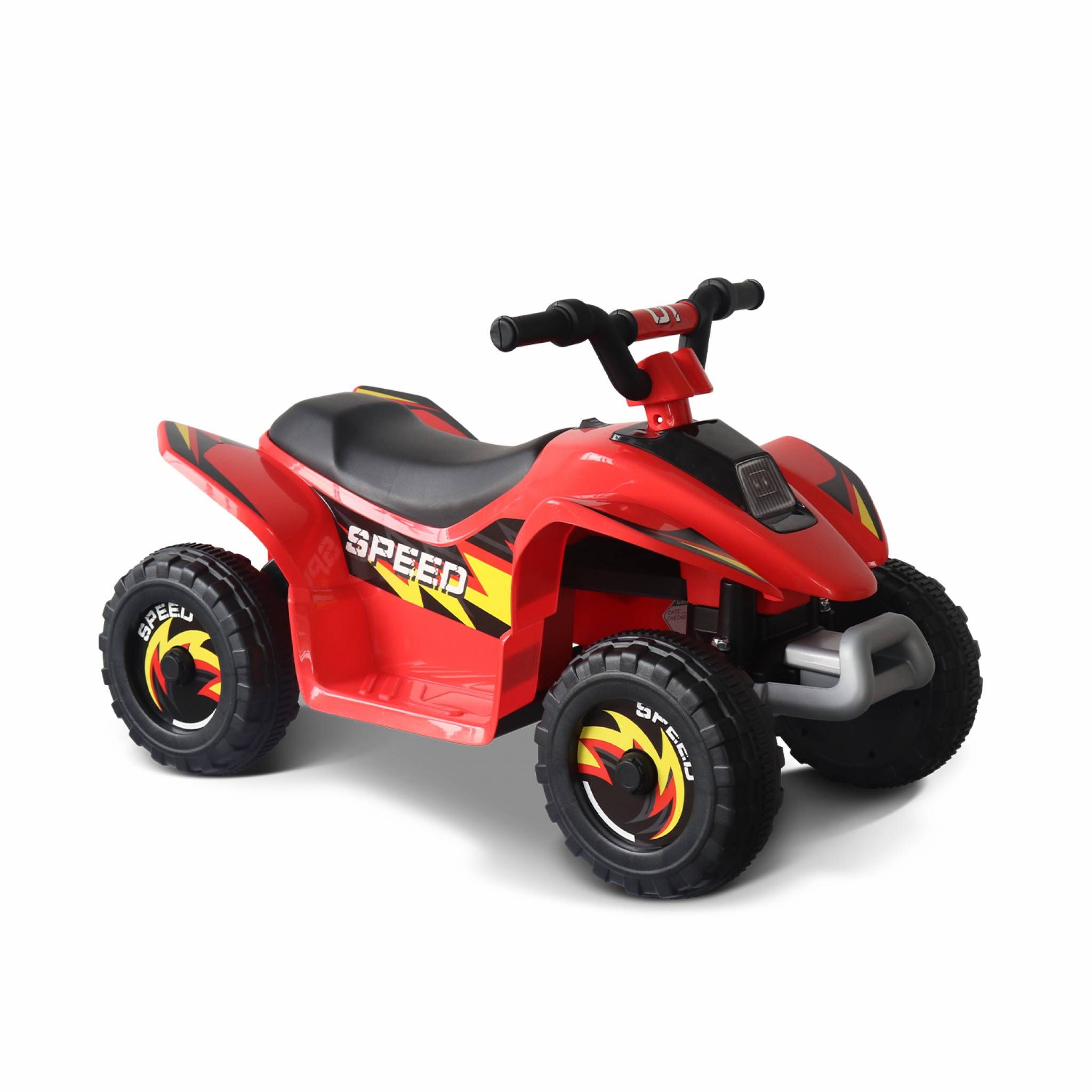 Quad électrique rouge. voiture électrique pour enfants 6V 7Ah. 1 place