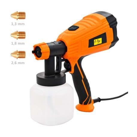 Pistolet pulvérisateur peinture électrique 500W couleur vernis buse démontable mur,Débit Réglable à 800 ml-min -PAI