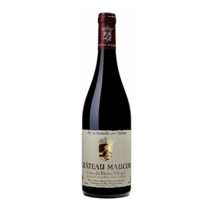 Vin rouge, Côtes du rhône Village, Château Maucoil 2019 Rouge