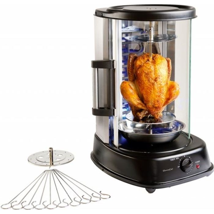 GRILL VIANDE VERTICAL POULET KEBAB DESIGN