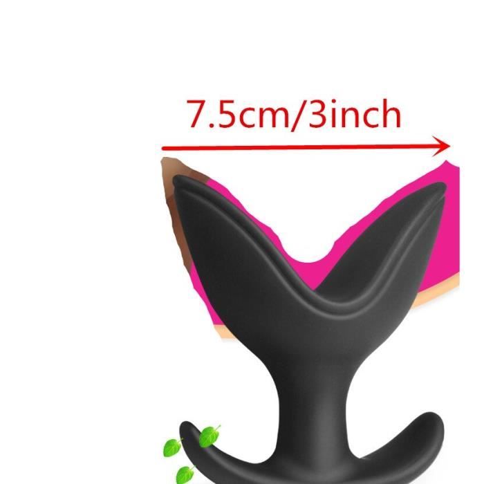 3 pouces ouvert gros plug anal buttplug silicone anal perles balles gay sex toys pour femme plugue anal godemichet