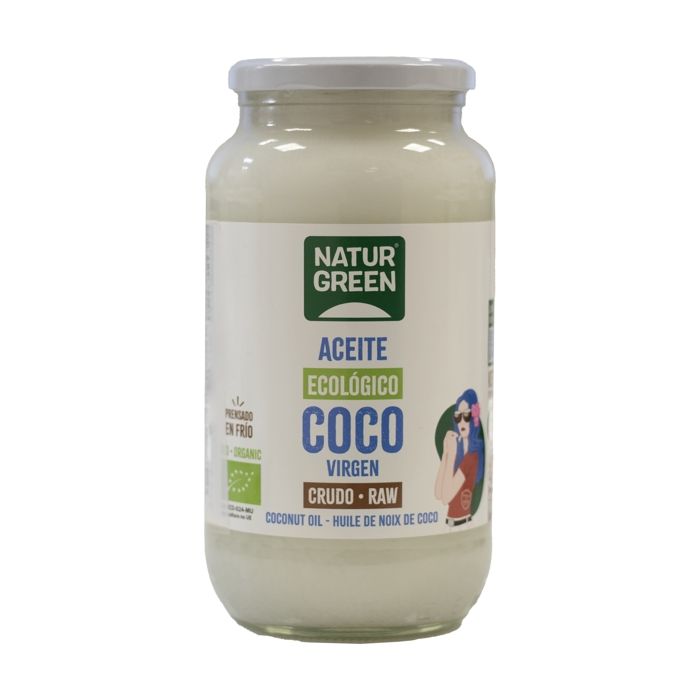 NATURGREEN - Huile de noix de coco vierge 800 g de huile