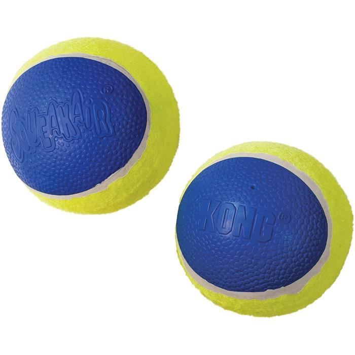 KONG - Squeakair® Ultra Balls - Balle couineuse, n'abîme pas les dents - Chiens moyens (x3) 275513