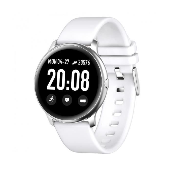 Montre connectée HR-CONNECT - Bluetooth - IP67 - LCD - 3 jours - cardiofréqencemètre - blanc - Cellys
