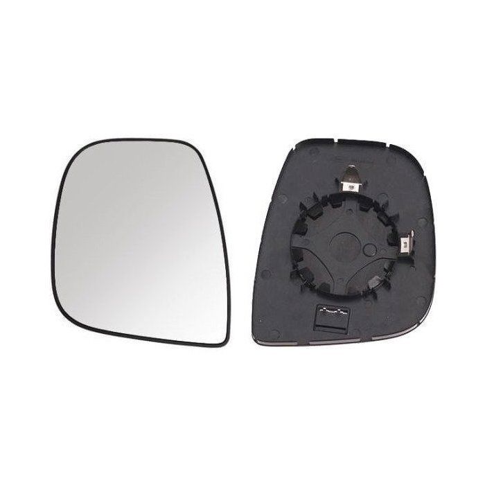 Miroir Glace rétroviseur extérieur gauche CITROËN BERLINGO II phase 2, 2012-2015 dégivrant à clipser.
